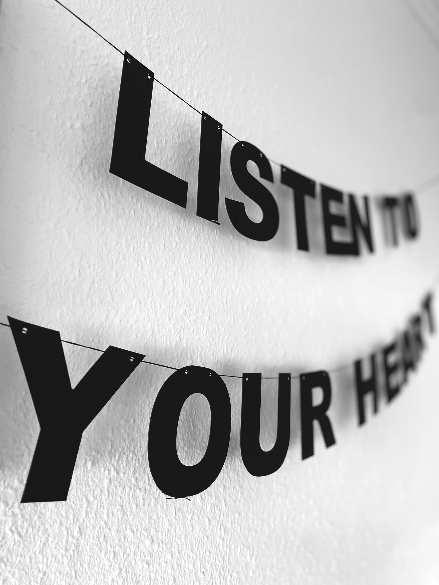 Letterketting "Listen to Your Heart"