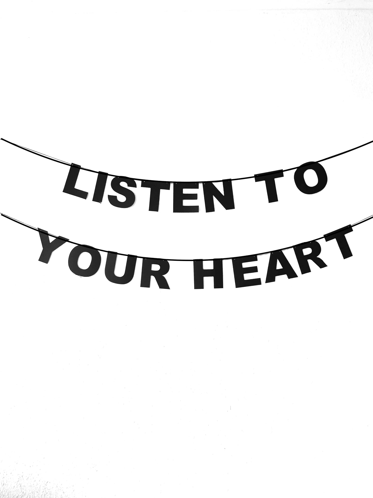 Letterketting "Listen to Your Heart"